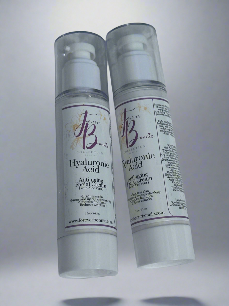 Hyaluronic Acid Anti-aging facial cream (with Aloe Vera)