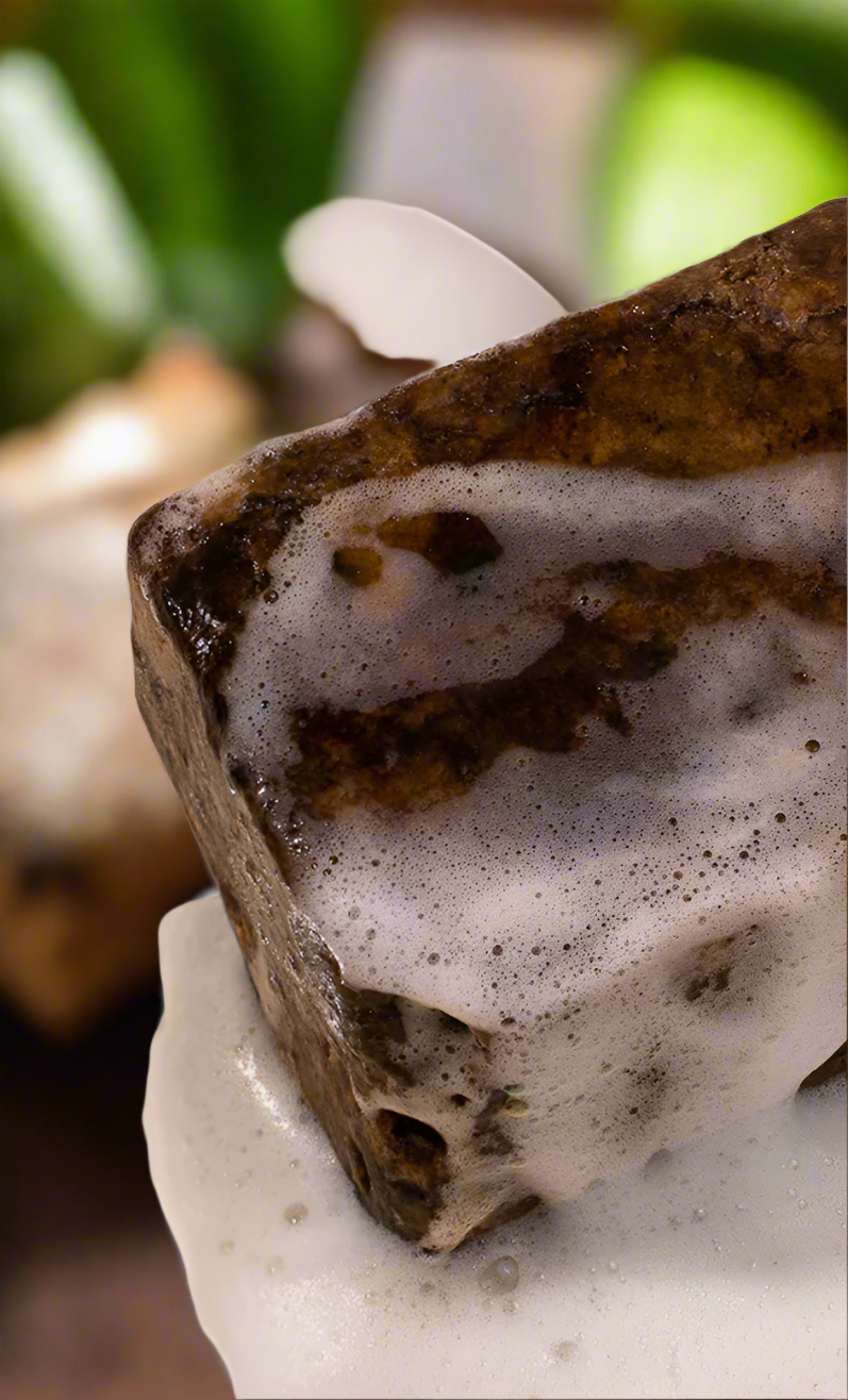 African Black soap with Turmeric & Castor Oil