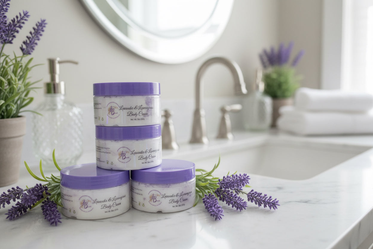Lavender & Lemongrass body cream