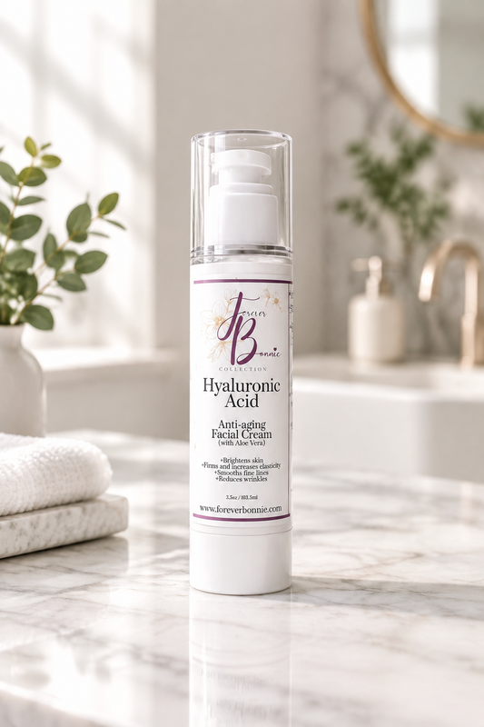 Hyaluronic Acid Anti-aging facial cream (with Aloe Vera)