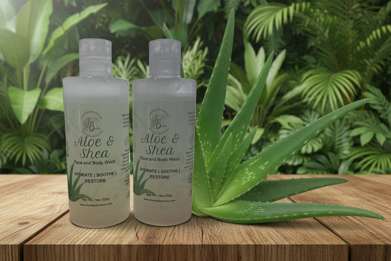 Aloe & Shea Face and Body Wash
