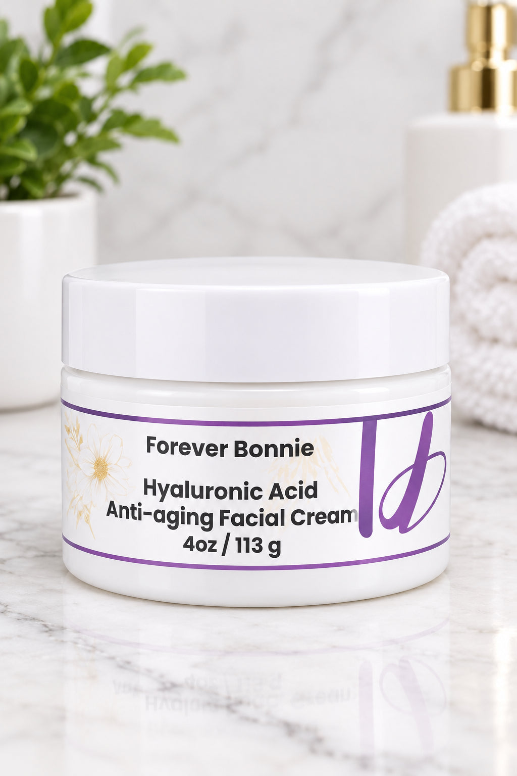 Hyaluronic Acid Anti-aging facial cream (with Aloe Vera)