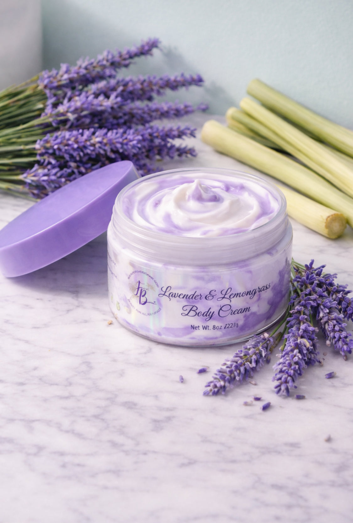 Lavender & Lemongrass body cream